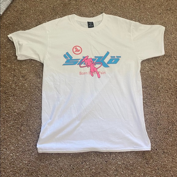 Sicko Joy X Pain Mewtwo White Tee - Picture 1 of 3